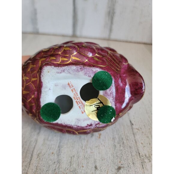 Vintage Toyo red quail bird statue figure Xmas home decor unique - Picture 7 of 9